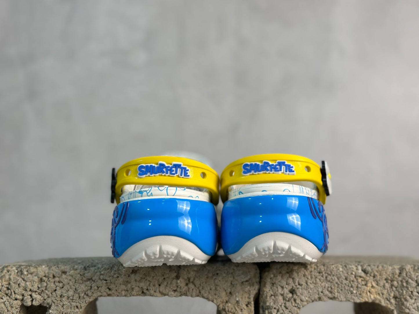 Crocs Smurfs Platform Clog