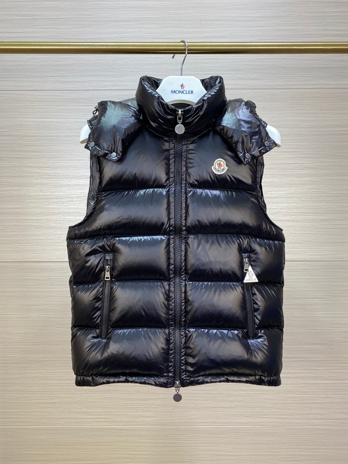 Moncler Shiny Black Puffer