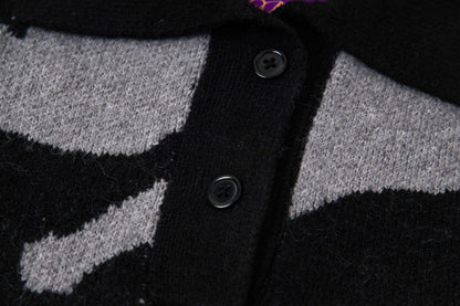 Corteiz Mohair Fuzzy Collar Sweater
