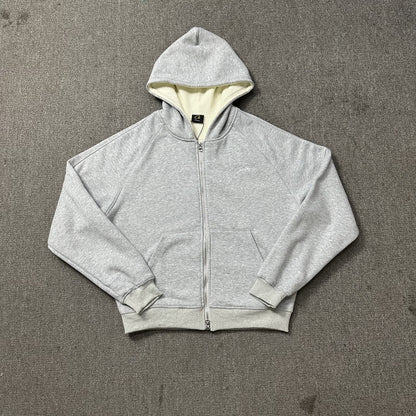 Corteiz HMP Thermal Zip Up Gray Hoodie