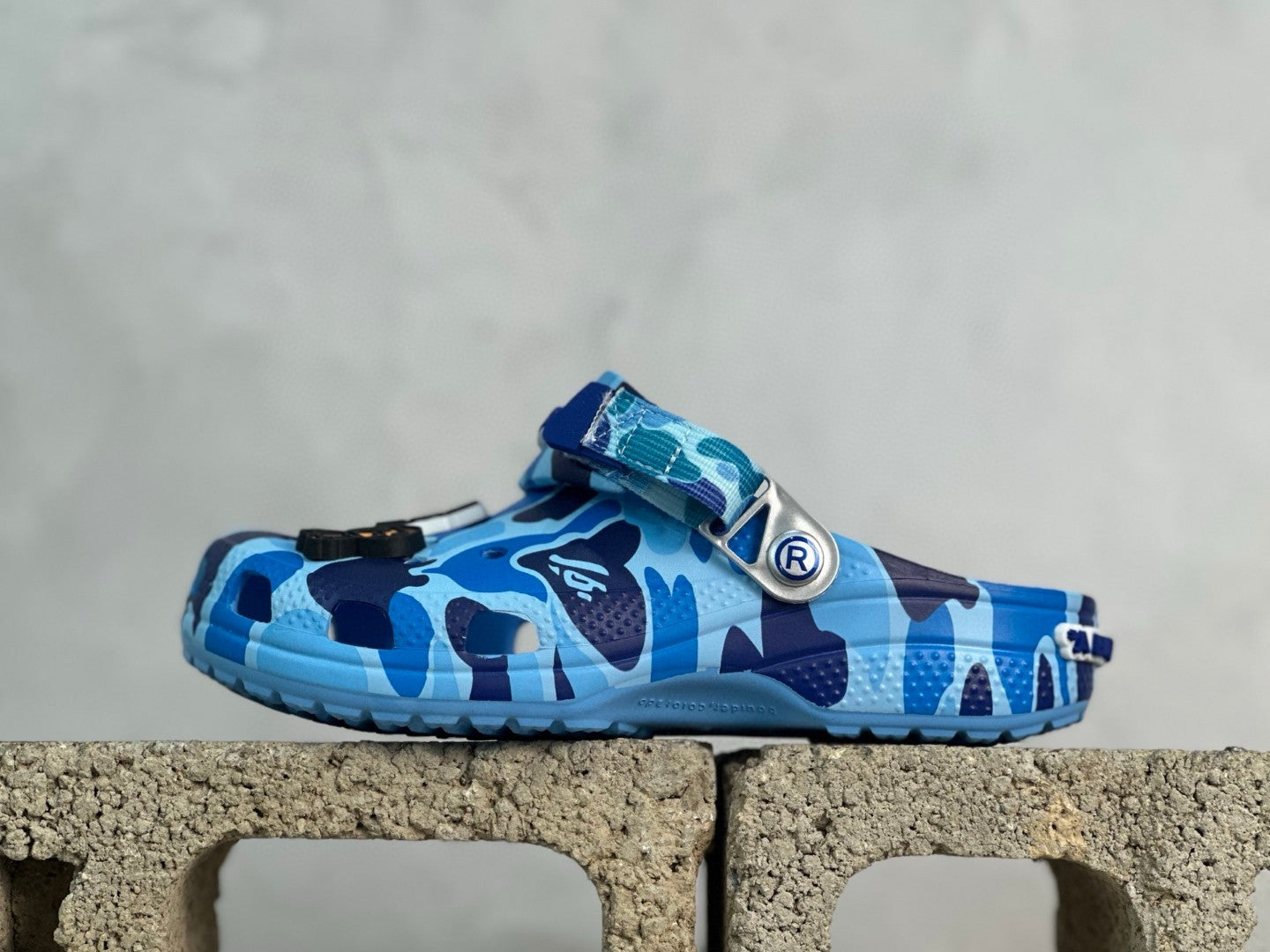 Crocs x  BAPE Classic Clog Blue
