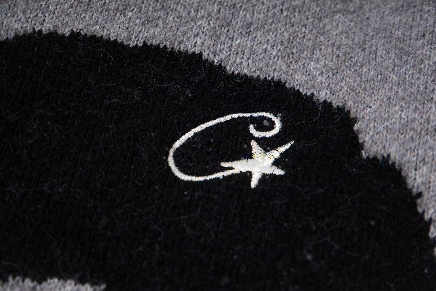 Corteiz Mohair Fuzzy Collar Sweater