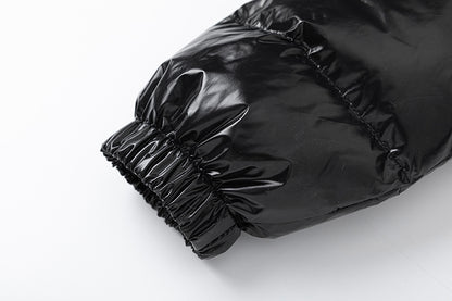 Trapstar Decoded Puffer Jacket Shiny Black