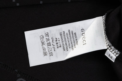 Polo Gucci in Cotone Nero
