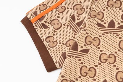 Gucci Trefoil Polo Shirt Beige