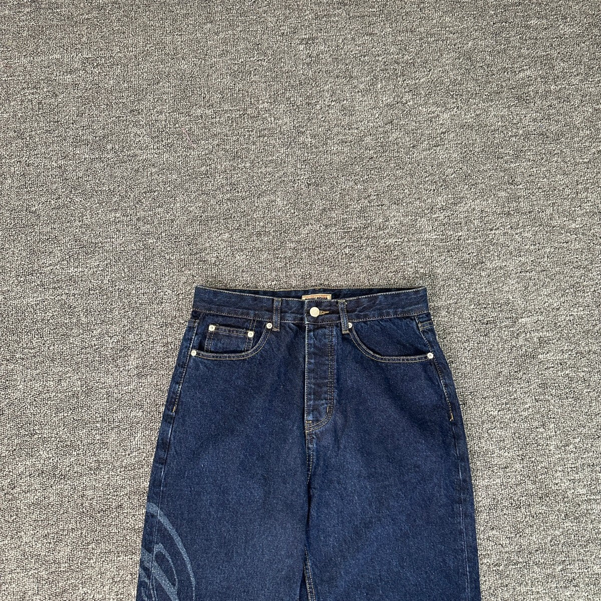 Corteiz Calça Jeans Blue Dark