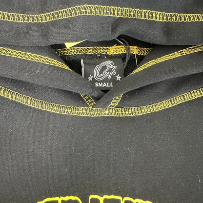 Corteiz Alcatraz Contrast Hoodie Black Yellow