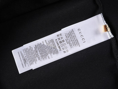 Polo Gucci in Cotone Nero