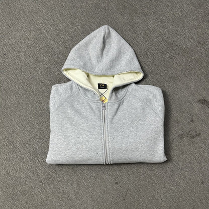 Corteiz HMP Thermal Zip Up Gray Hoodie