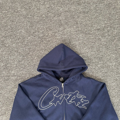 Corteiz Thick Stitch AlLStarz Zip Hoodie