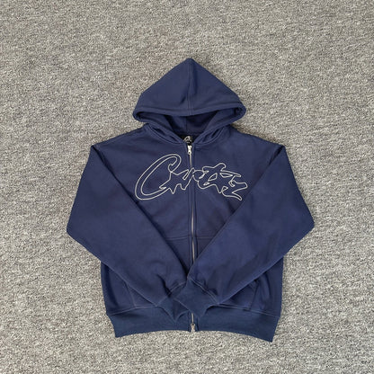 Corteiz Thick Stitch AlLStarz Zip Hoodie