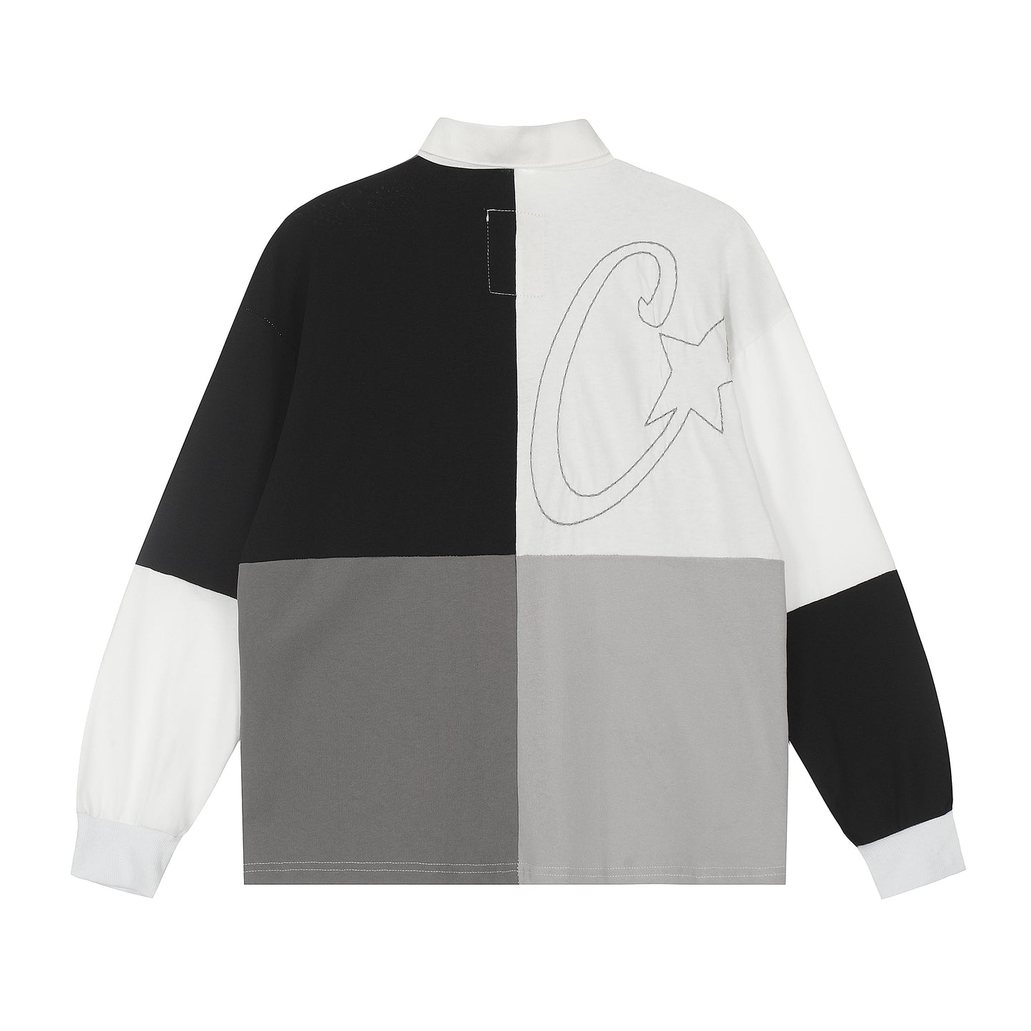 Corteiz Greyscale Rugby Sweatshirt