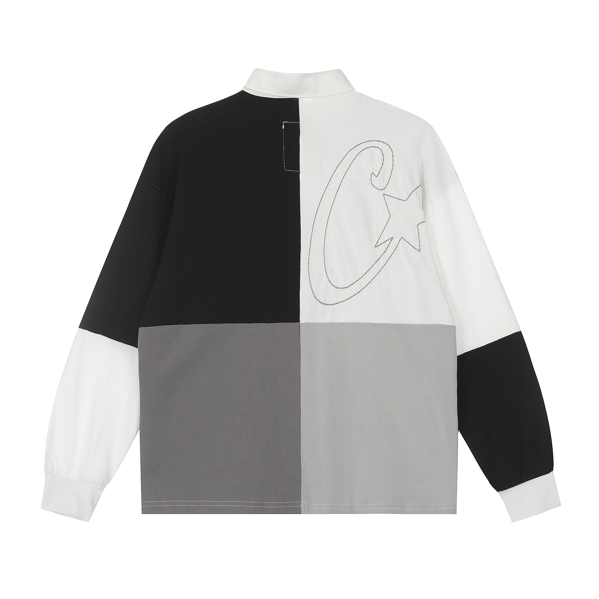 Corteiz Greyscale Rugby Sweatshirt
