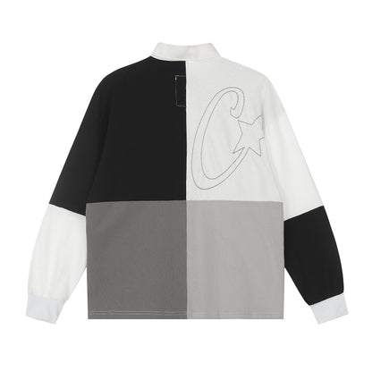 Corteiz Greyscale Rugby Sweatshirt