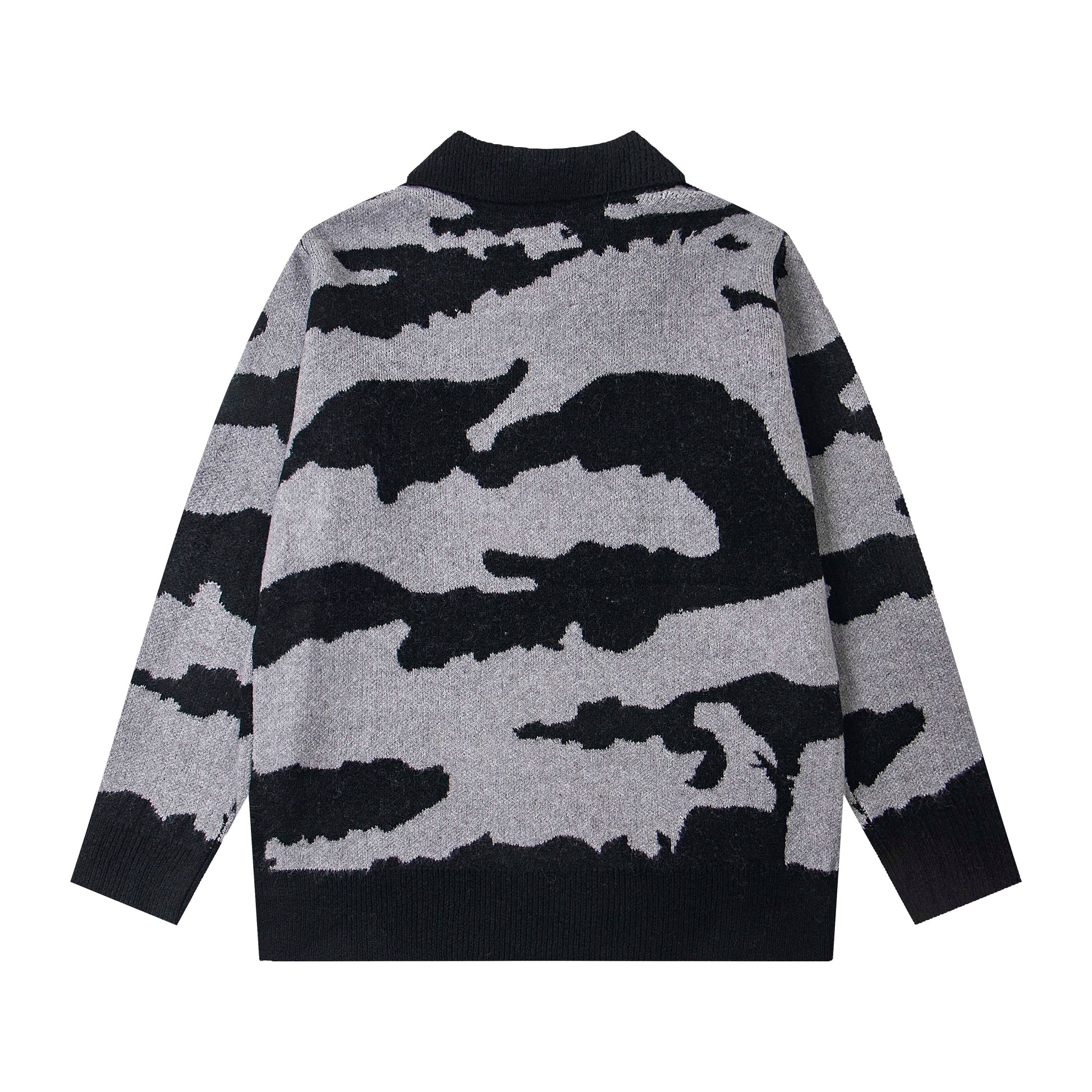Corteiz Mohair Fuzzy Collar Sweater
