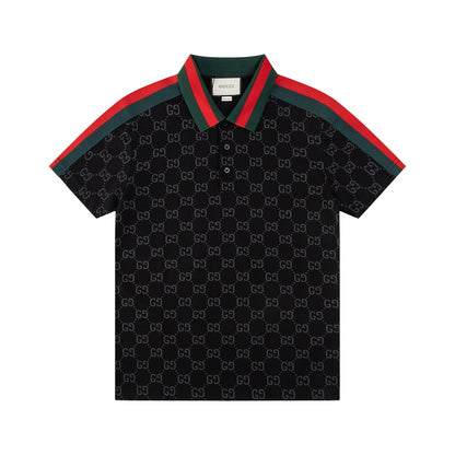 Polo Gucci in Cotone Nero