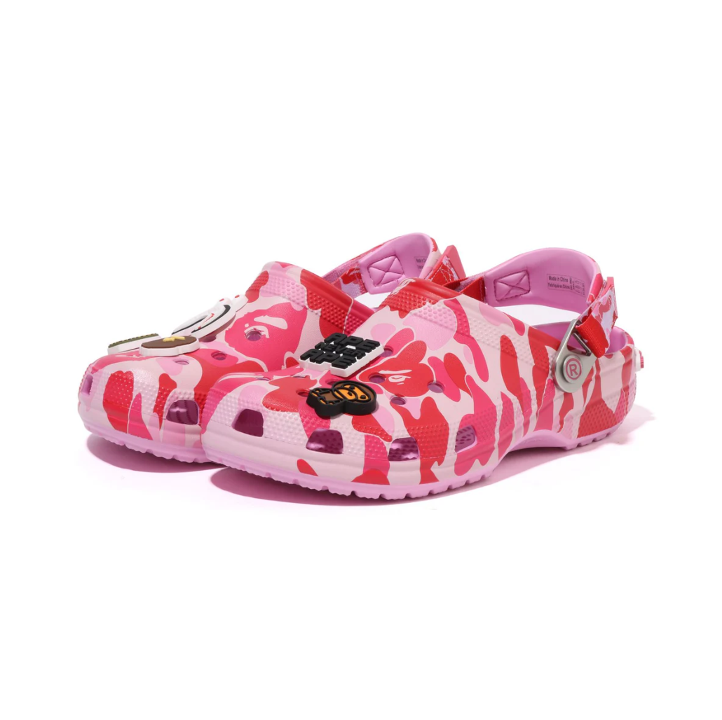Crocs x  BAPE Classic Clog Pink
