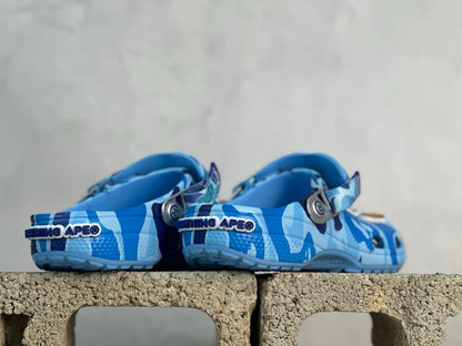 Crocs x  BAPE Classic Clog Blue
