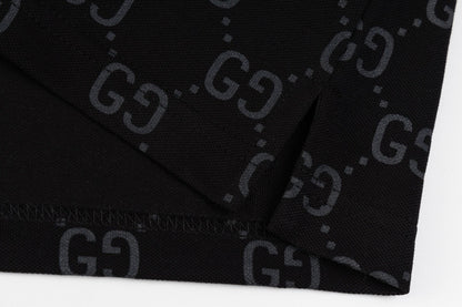 Polo Gucci in Cotone Nero