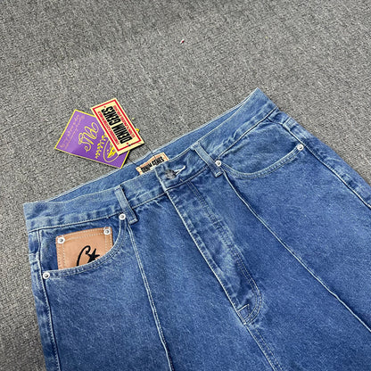 Short Corteiz in Denim Jeans