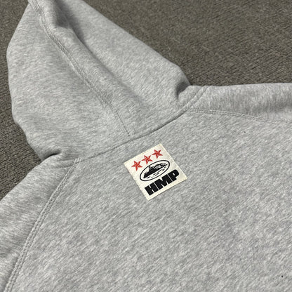 Corteiz HMP Thermal Zip Up Gray Hoodie