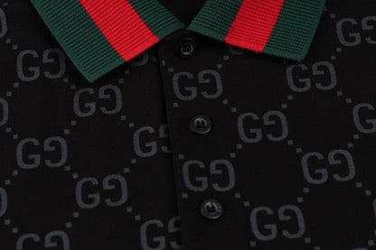 Polo Gucci in Cotone Nero