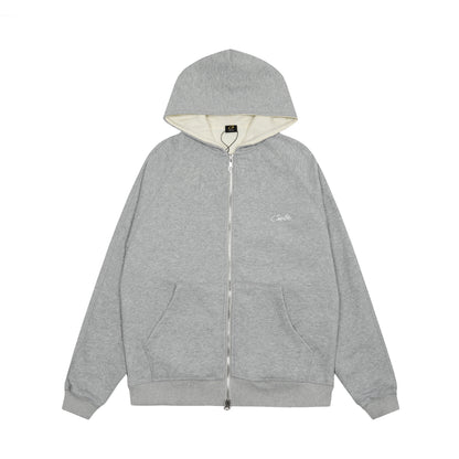 Corteiz HMP Thermal Zip Up Gray Hoodie