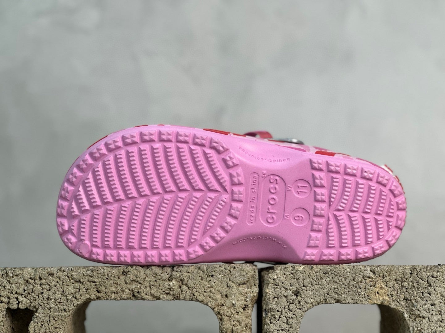 Crocs x  BAPE Classic Clog Pink