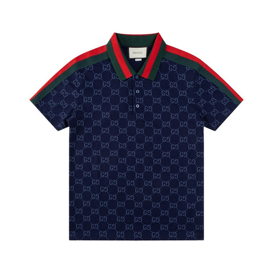 Polo Gucci in Cotone Nero