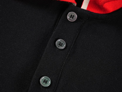 Polo Gucci in Cotone Nero