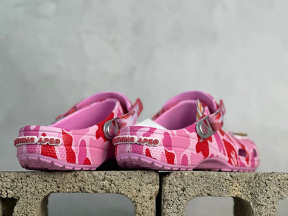 Crocs x  BAPE Classic Clog Pink