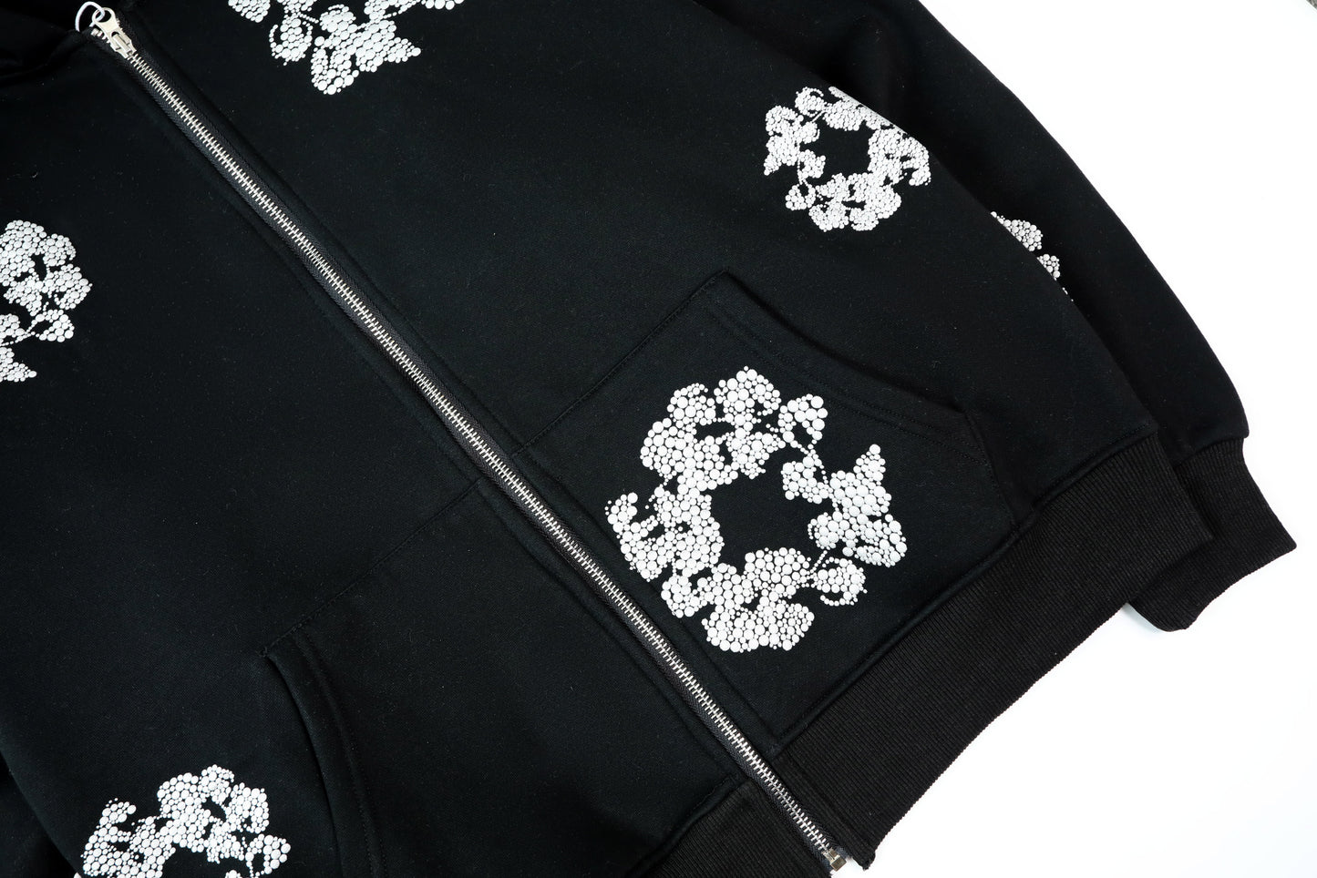 Denim Tears Head Zip-Up Hoodie