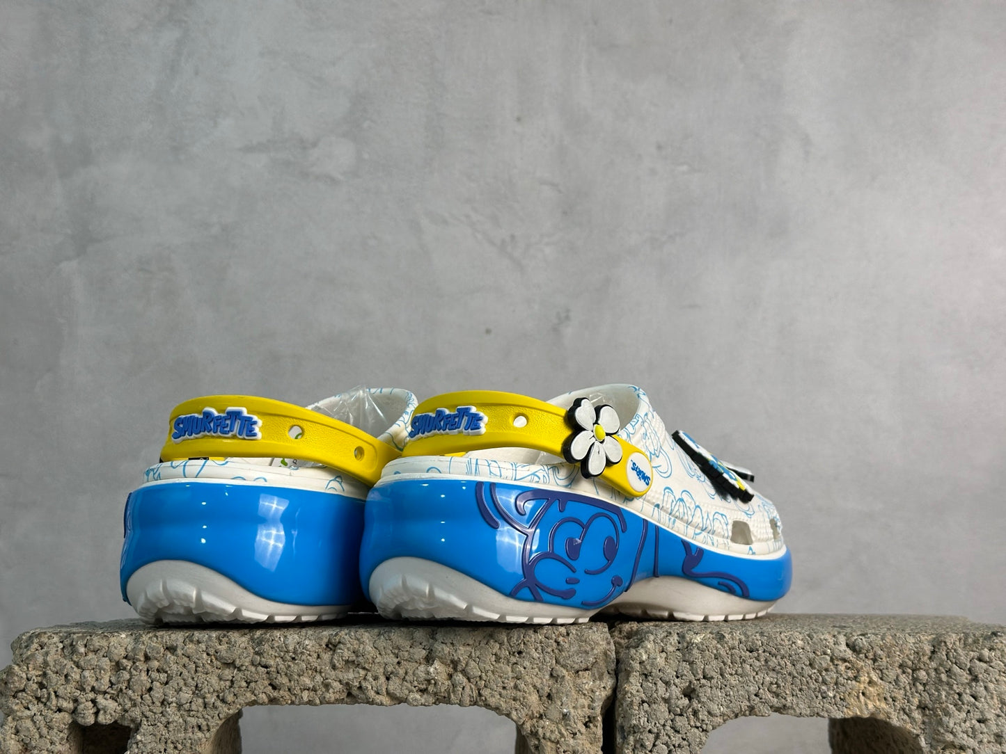 Crocs Smurfs Platform Clog