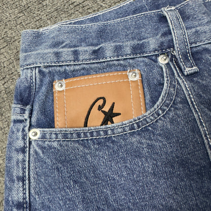 Short Corteiz in Denim Jeans
