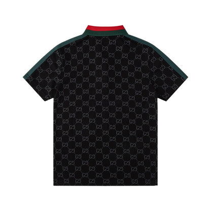 Polo Gucci in Cotone Nero