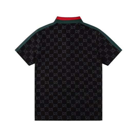 Polo Gucci in Cotone Nero