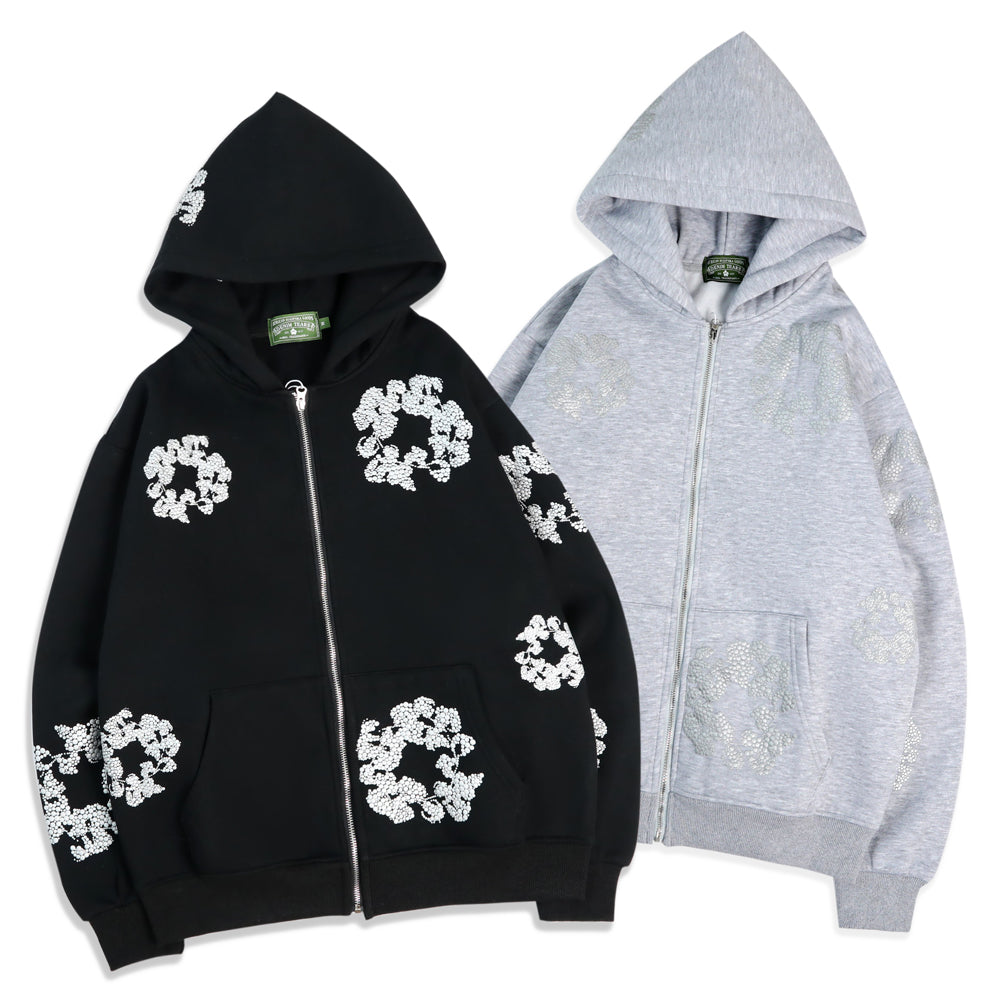 Denim Tears Head Zip-Up Hoodie